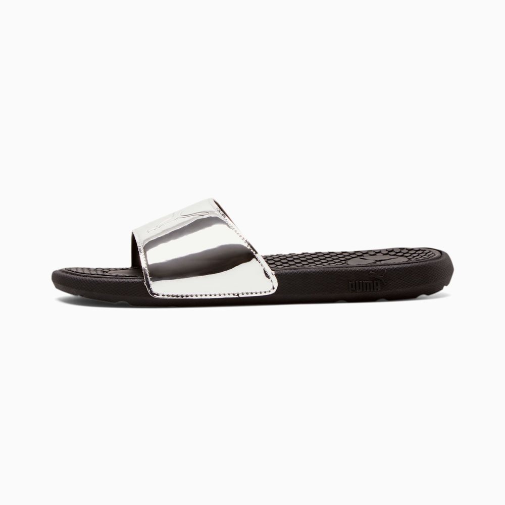 Puma Cool Cat Sport Foil Női Papucs - Metal Titán ( Hungary - IJYSW6283 )